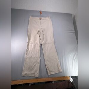 Women’s First Issue By Liz Claiborne Stretch Tan Flare Pants Size 12 #821